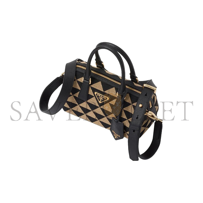 PRADA JACQUARD TRIANGOLO JACQUARD SYMBOLE 1BB846 (20*11.5*11cm)